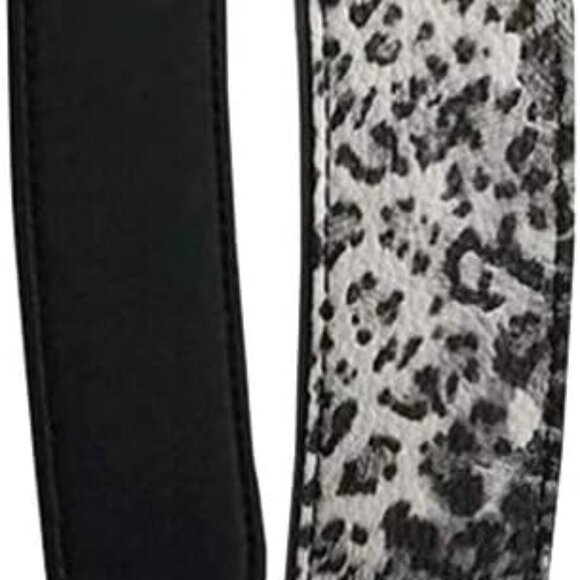 Purse Strap Replacement PU Leather Shoulder Bag Handbag Strap Black Leopard - Picture 1 of 6